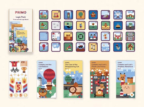 Cubetto Logic Pack Activity Story Books and Flash Cards PRIMO021A