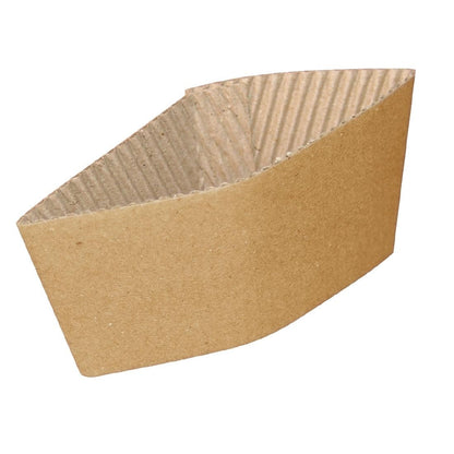 12oz Kraft Paper Cup Sleeves x 1000