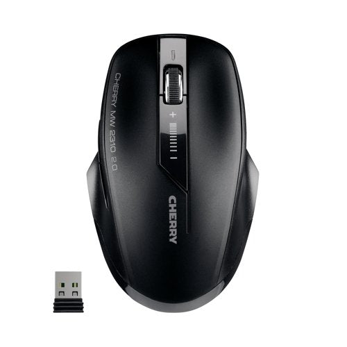 Cherry MW 2310 USB Wireless Optical Mouse 6 Button Black JW-T0320