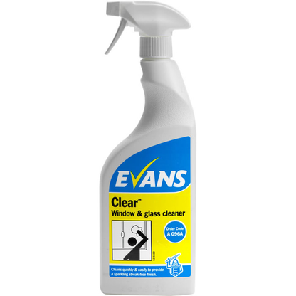 Evans Vanodine Clear Window & Glass Cleaner 750ml