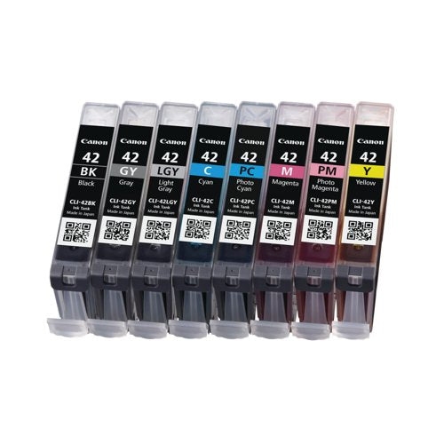 Canon CLI-42 Ink Cartridges CMYK/GY/LGY/PC/PM Multipack 6384B010