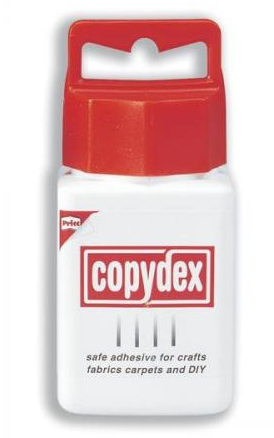 Copydex White Latex Adhesive with Brush Applicator 125ml