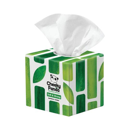 Cheeky Panda Facial Tissues Cube 56 Sheets (Pack of 12) 1103040