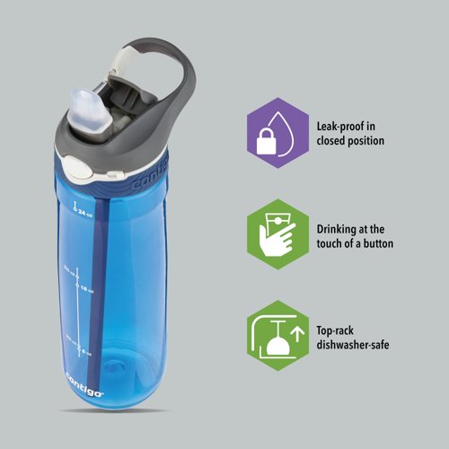 Contigo Ashland Autospout Triton Bottle 24oz/720ml Monaco 2191379