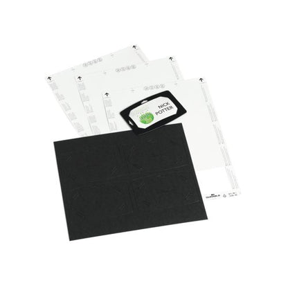 Durable Recycled Paper Name Badges with Inserts 54x90mm (Pack of 20) 827301
