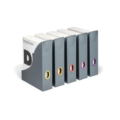 Durable Varicolor Magazine Storage Rack A4 Grey (Pack of 5) 770657