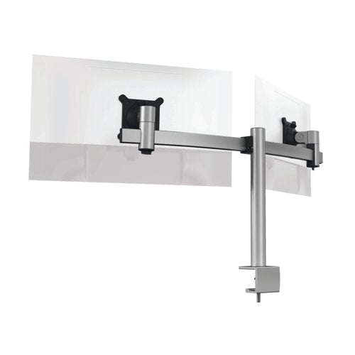 Durable Monitor Mount PRO for 2 Screens Up to 27 Inch with Desk Clamp Attachment 508523