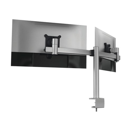 Durable Monitor Mount PRO for 2 Screens Up to 27 Inch with Desk Clamp Attachment 508523