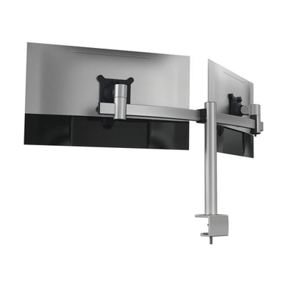 Durable Monitor Mount PRO for 2 Screens Up to 27 Inch with Desk Clamp Attachment 508523