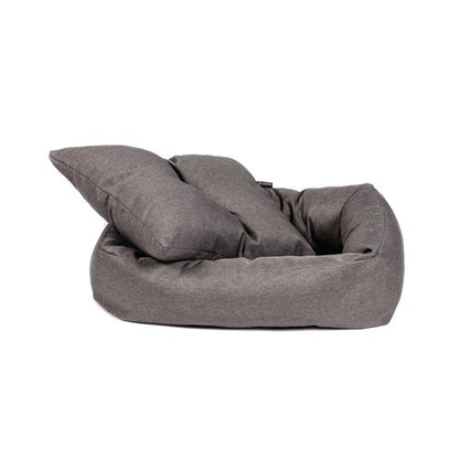 Danish Design Antibacterial Snuggle Dog/Pet Bed Large Grey ABGYSL