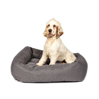 Danish Design Antibacterial Snuggle Dog/Pet Bed Large Grey ABGYSL