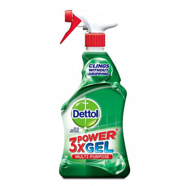 Dettol 3X Power Gel Spray 2 x 500ml [Twin Pack}