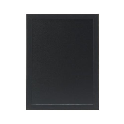 Deflecto Wall Mounted Chalkboard 600x800mm Black WCB-60-80-BLK