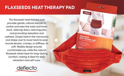 Deflecto Reusable Microwave Heating Pack Lower Back Orange DEFHP-LBW