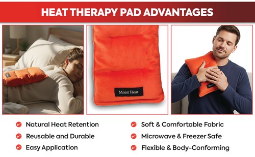 Deflecto Reusable Microwave Heating Multipurpose Pad Orange DEFHP-MPP