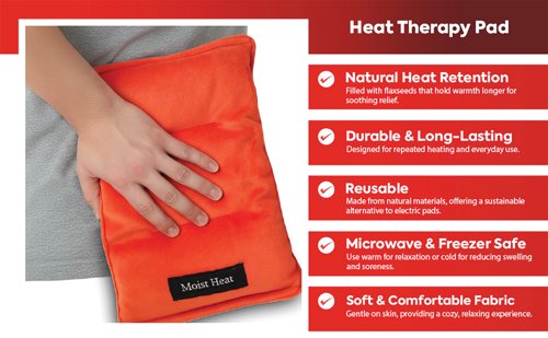 Deflecto Reusable Microwave Heating Multipurpose Pad Orange DEFHP-MPP