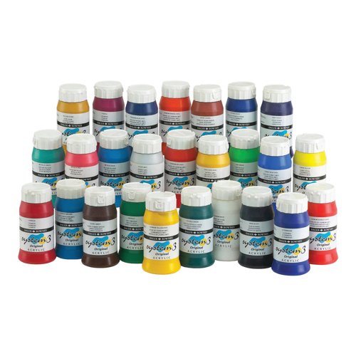 Daler-Rowney System 3 Acrylic Paint 500ml Ultramarine 500ST3ULT