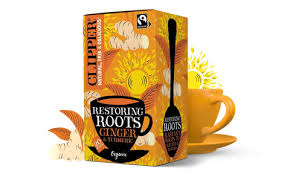 Clipper Organic Ginger & Turmeric Envelopes 20's