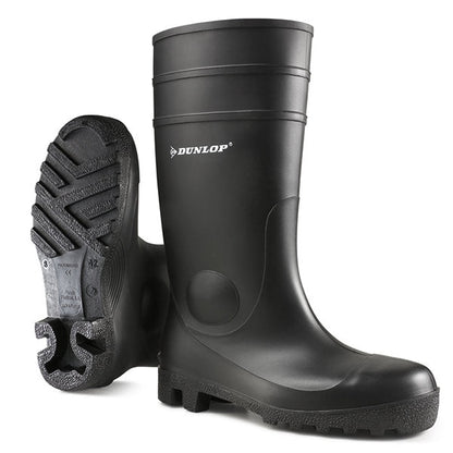 Dunlop Protomaster Safety Wellington Boots Black {All Sizes}