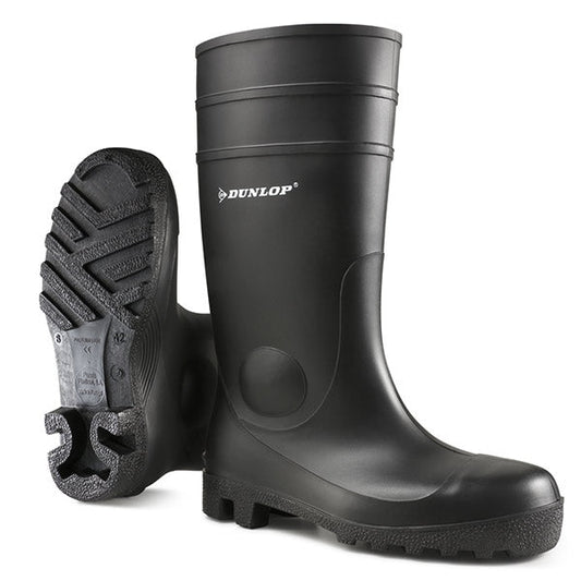 Dunlop Protomaster Safety Wellington Boots Black {All Sizes}