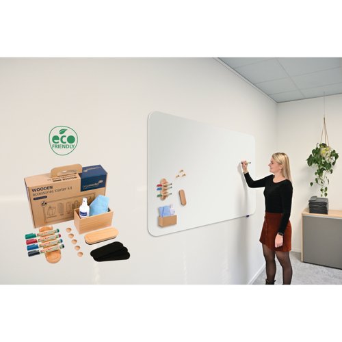 Legamaster Wooden Whiteboard Accessory Set 17-Piece 7-125600