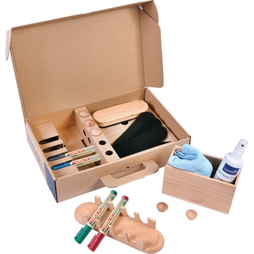 Legamaster Wooden Whiteboard Accessory Set 17-Piece 7-125600