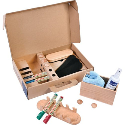 Legamaster Wooden Whiteboard Accessory Set 17-Piece 7-125600