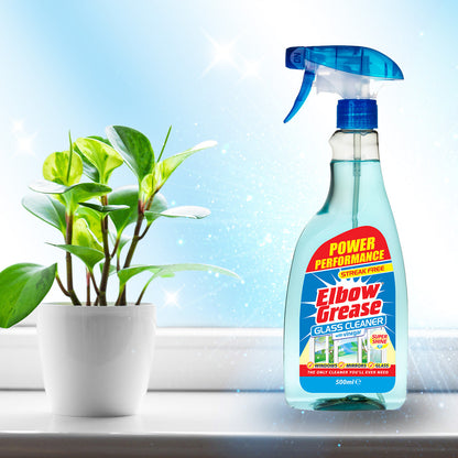 Elbow Grease Streak Free  Glass Cleaner with Vinegar 500ml