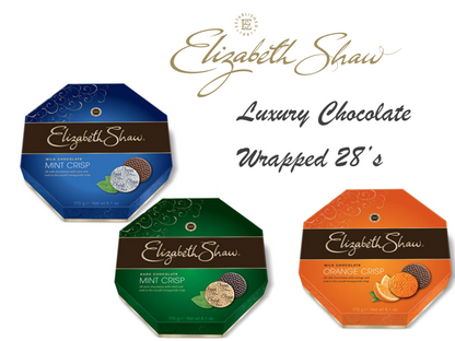 Elizabeth Shaw Milk Mint Wrapped Crisp Chocolates 175g , 26's