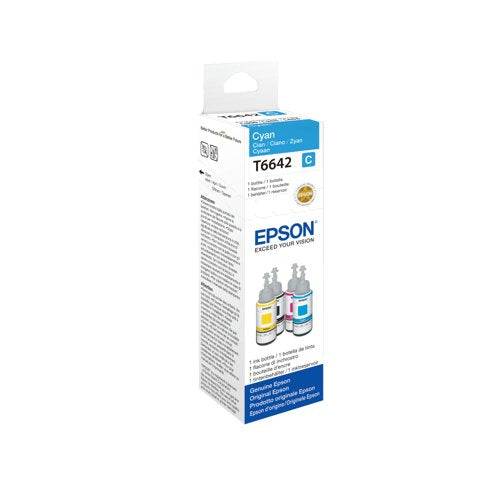 Epson 664 EcoTank Ink Bottle Cyan C13T664240
