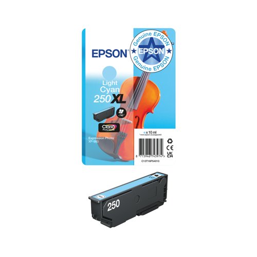 Epson 250XL Violin Claria Photo HD Ink Cartridge HY Ylw C13T16P44010