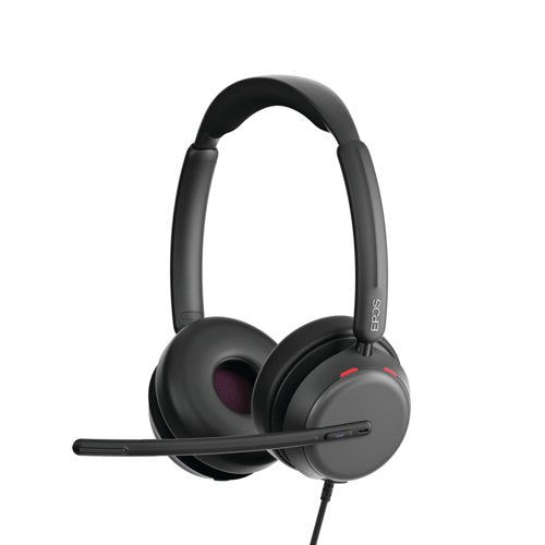 Epos Impact 860T Wired Binaural Headset with ANC USB-C Certified for Microsoft Teams 1001177