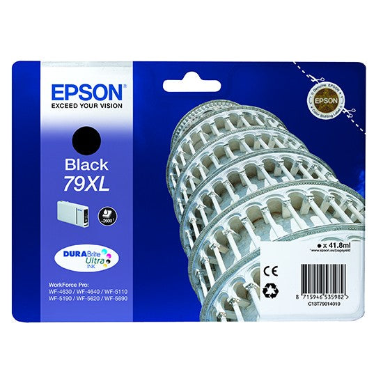 Epson 79XL Black DURABrite Ultra Ink Cartridge (41.8 ml) Single Pack