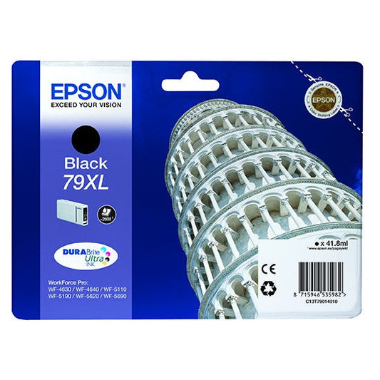 Epson 79XL Black DURABrite Ultra Ink Cartridge (41.8 ml) Single Pack