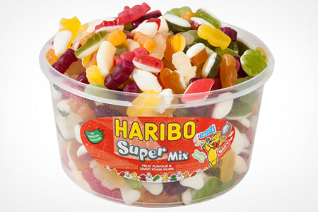 Haribo Supermix 1kg Drum, Party Tub