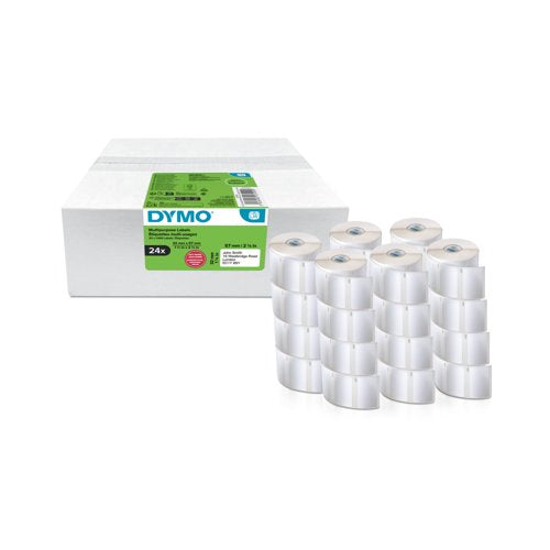 Dymo Multipurpose Labels 32x57mm 1000 Labels (Pack of 24) 2223590
