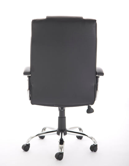 Thrift Executive Chair Black Soft Bonded Leather EX000163