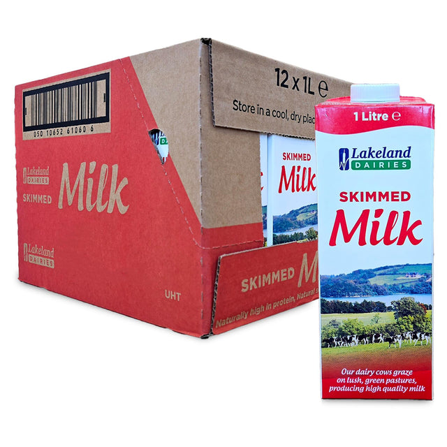 Lakeland Skimmed Milk 12 x 1litre