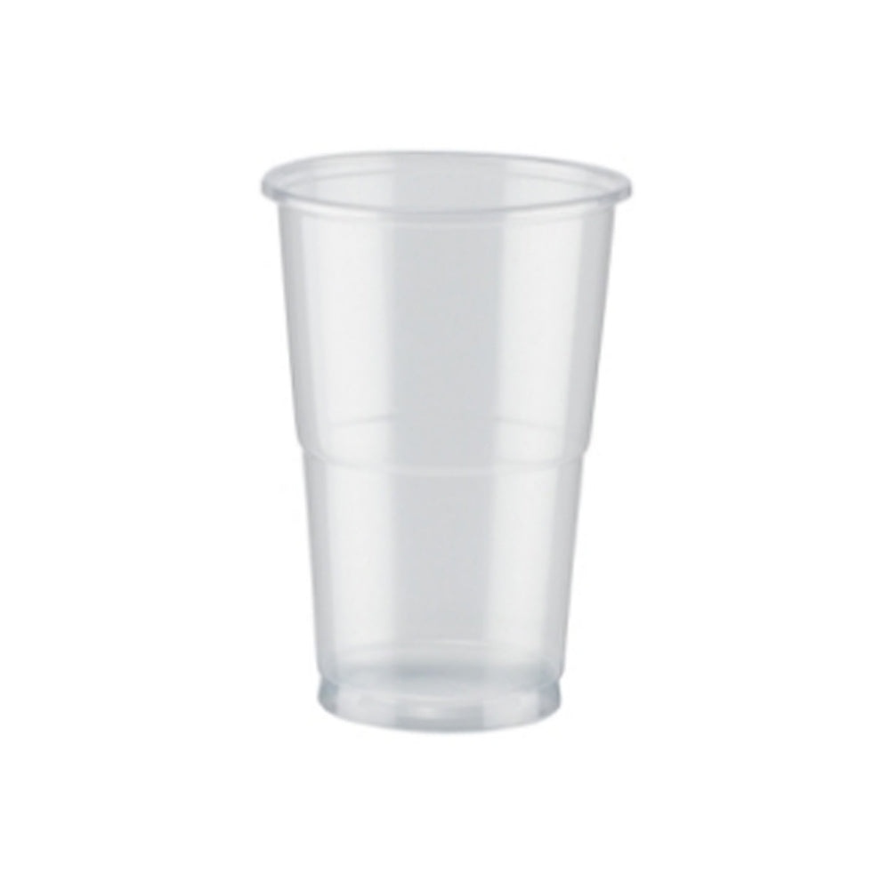 Belgravia Disposables Plastic Pint Glasses for Outdoor use {50s}