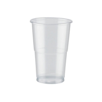 Belgravia Disposables Plastic Pint Glasses for Outdoor use {50s}