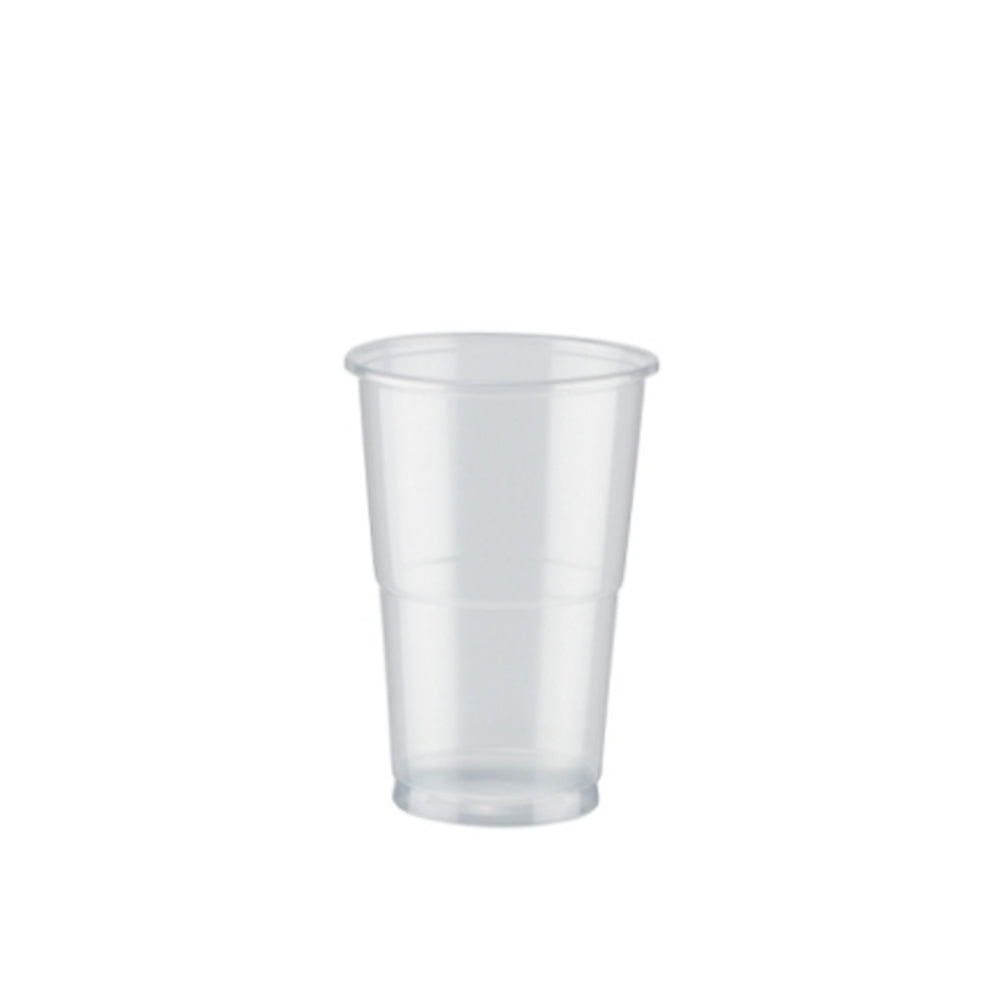 Plastic Half Pint Glass Clear (Pack of 50) 0510033 - UK BUSINESS SUPPLIES