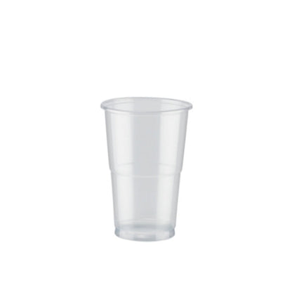 Plastic Half Pint Glass Clear (Pack of 50) 0510033 - UK BUSINESS SUPPLIES