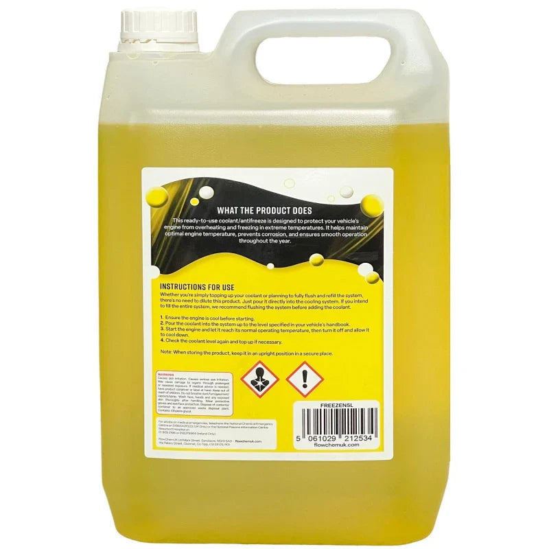 Flow Chemicals Ready To Use Anti-freeze Engine Coolant | 1 x 5L