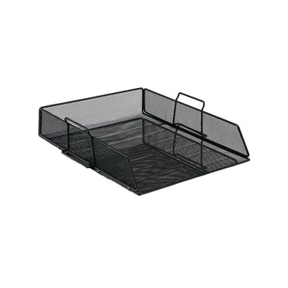 5 Star Wire Mesh Letter Tray Black 287878