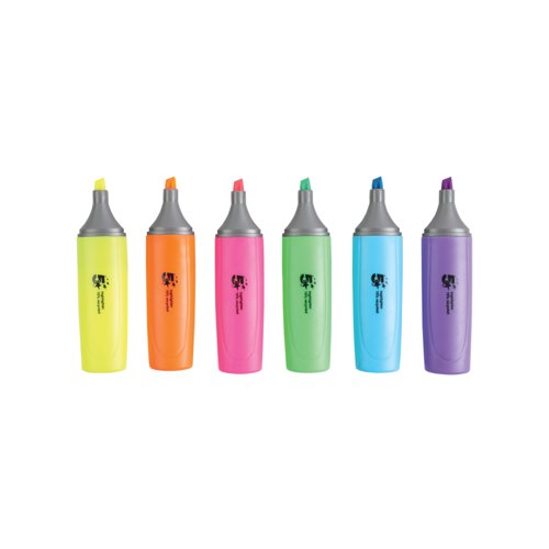 5 Star Highlighter Set Recycled Content Bright Assorted (Pack of 48) FS667995