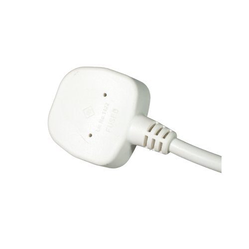 5 Star 4-Way Extension Lead 13 Amp 2m White FS668147