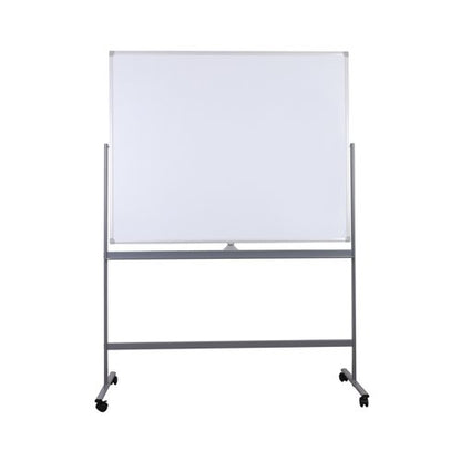 5 Star 1500 x 1200mm Mobile Double Sided Magnetic Whiteboard FS668152