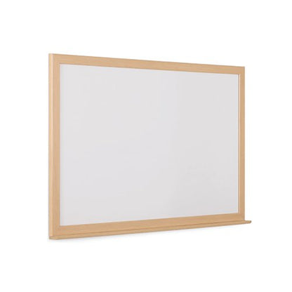 5 Star Magnetic Drywipe Whiteboard Wood Frame 1800x1200mm FS669114