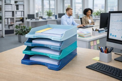 5 Star Letter Tray Cool Breeze (Pack of 4) FS676683