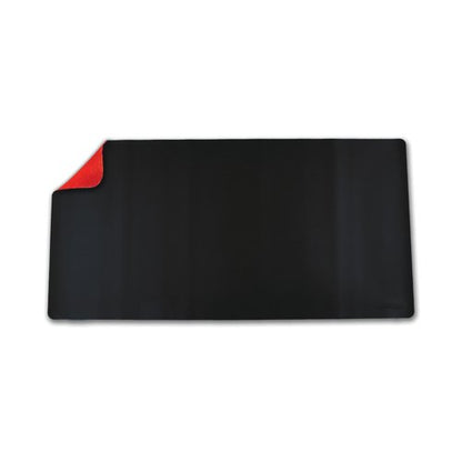 5 Star Double Sided Heat-Resistant Desk Mat 800x400mm Faux Leather Black/Red